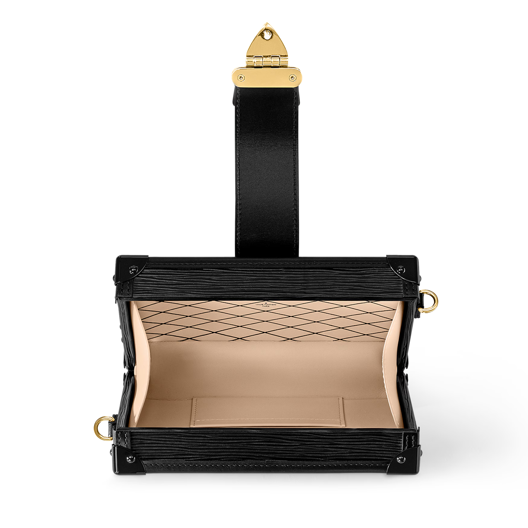 Louis Vuitton Petite Malle Handbag - Black