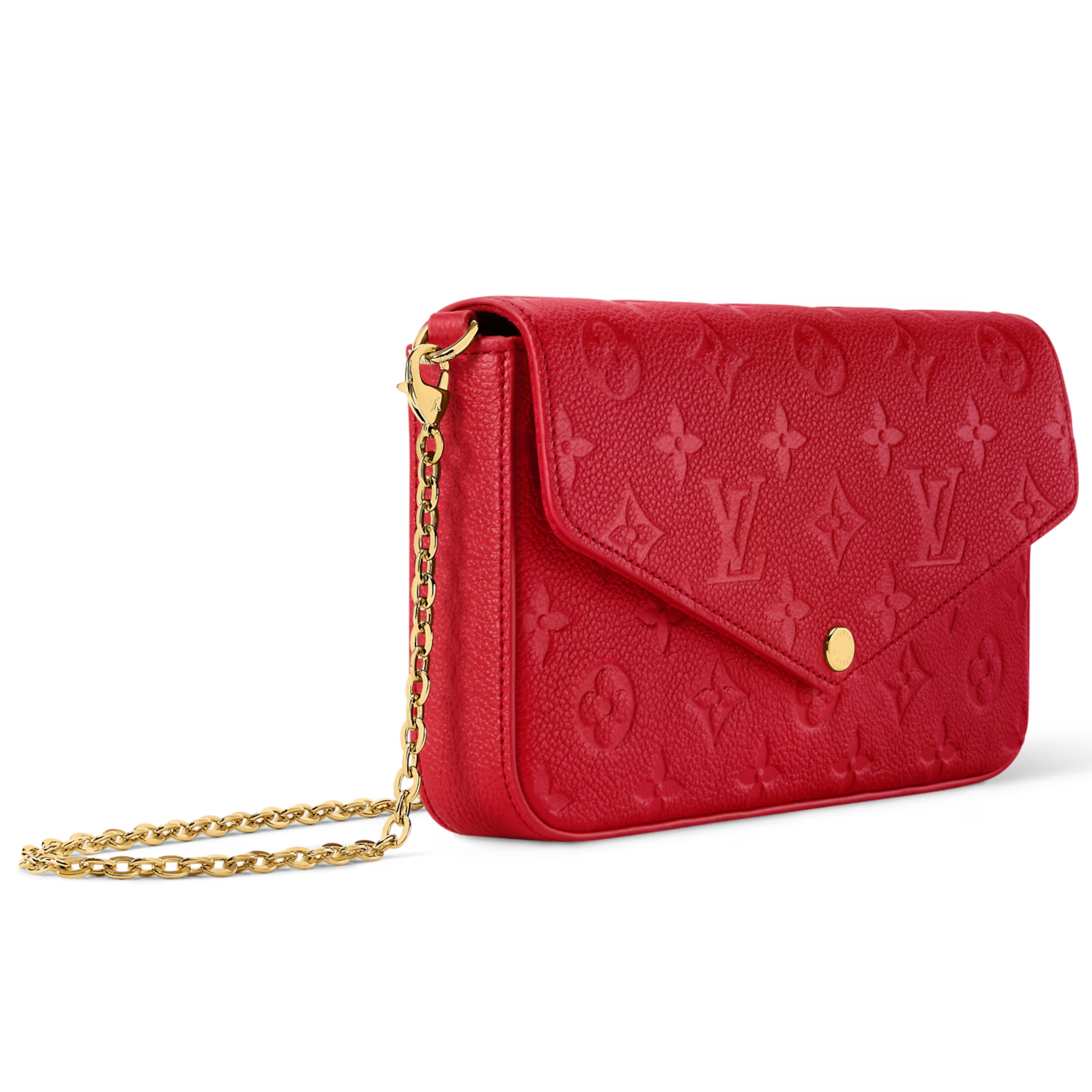 Louis Vuitton Pochette Félicie Crossbody Bag - Rouge Louis