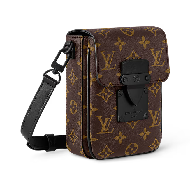 Louis Vuitton S-Lock Vertical Wearable Wallet - Monogram Macassar