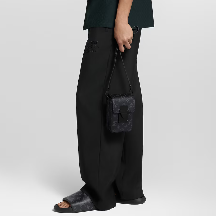 Louis Vuitton S-Lock Vertical Wearable Wallet - Black