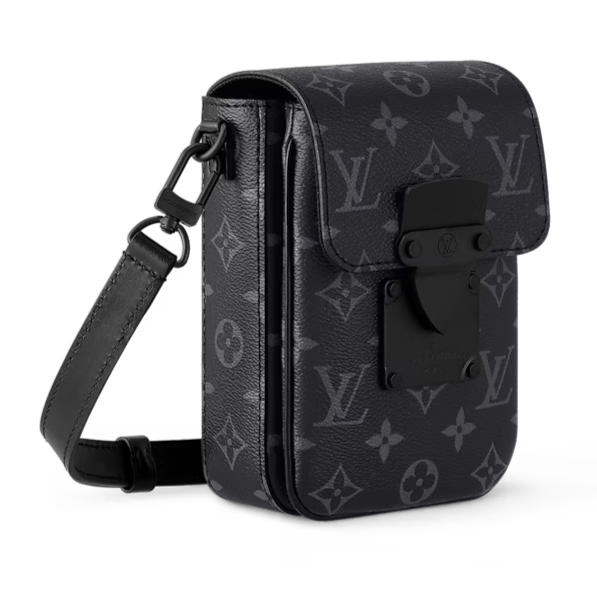 Louis Vuitton S-Lock Vertical Wearable Wallet - Black