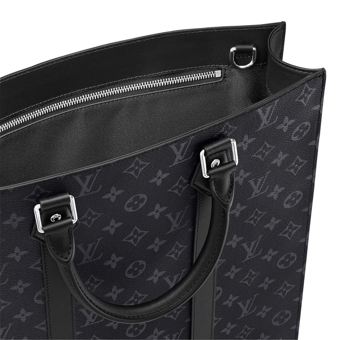 Louis Vuitton Sac Plat Tote Bag - Monogram Eclipse