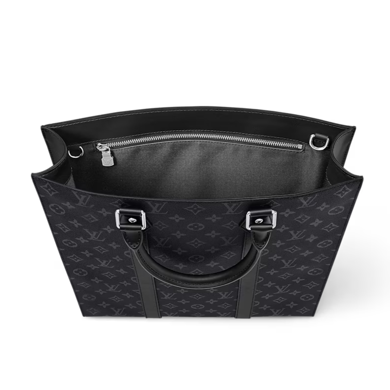 Louis Vuitton Sac Plat Tote Bag - Monogram Eclipse