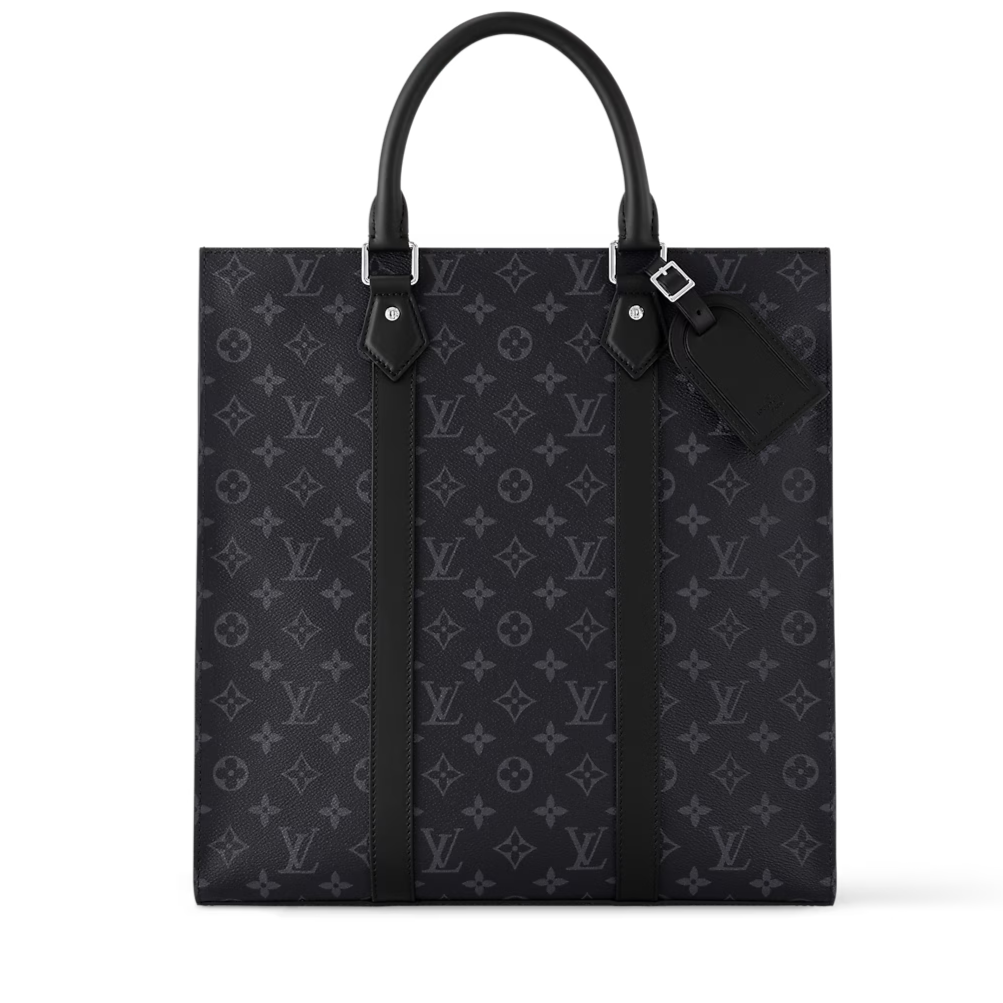Louis Vuitton Sac Plat Tote Bag - Monogram Eclipse