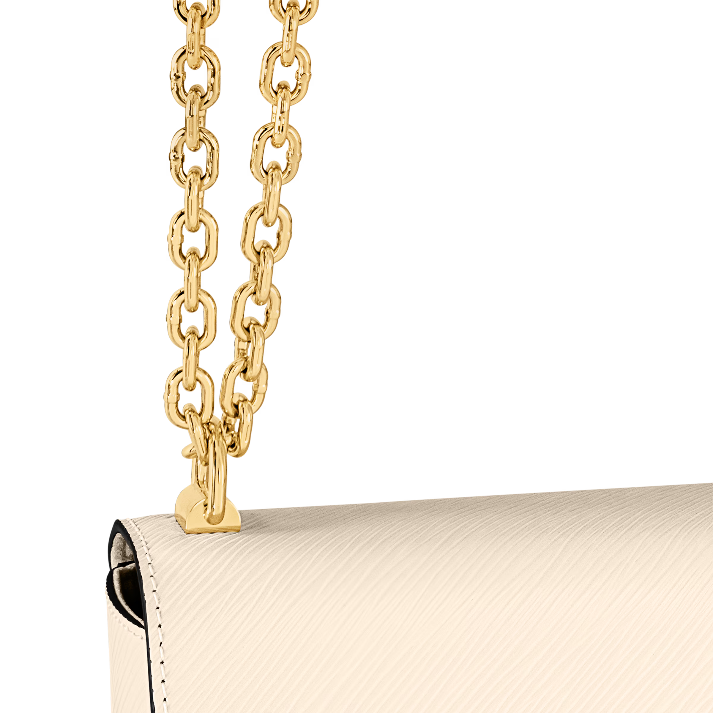 Louis Vuitton Twist MM Chain Bag - Quartz White