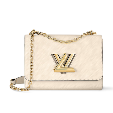 Louis Vuitton Twist MM Chain Bag - Quartz White