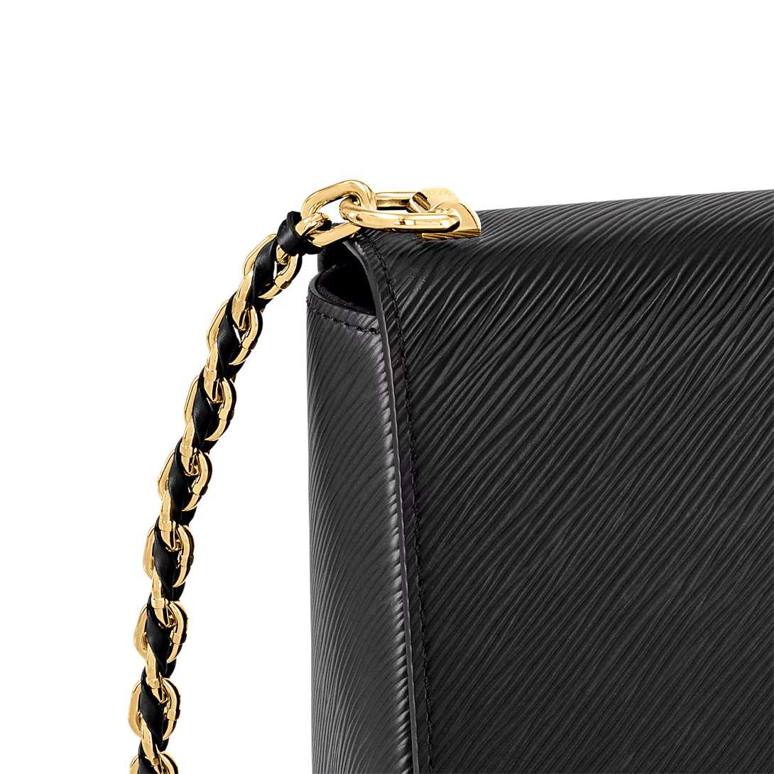 Louis Vuitton Twist MM Shoulder Chain Bag - Black