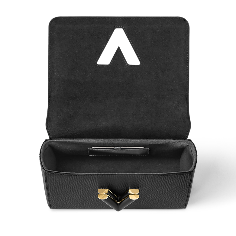 Louis Vuitton Twist MM Shoulder Chain Bag - Black