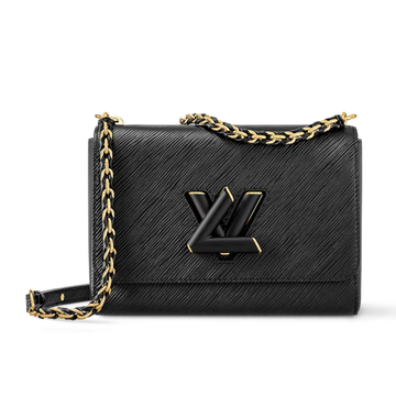 Louis Vuitton Twist MM Shoulder Chain Bag - Black