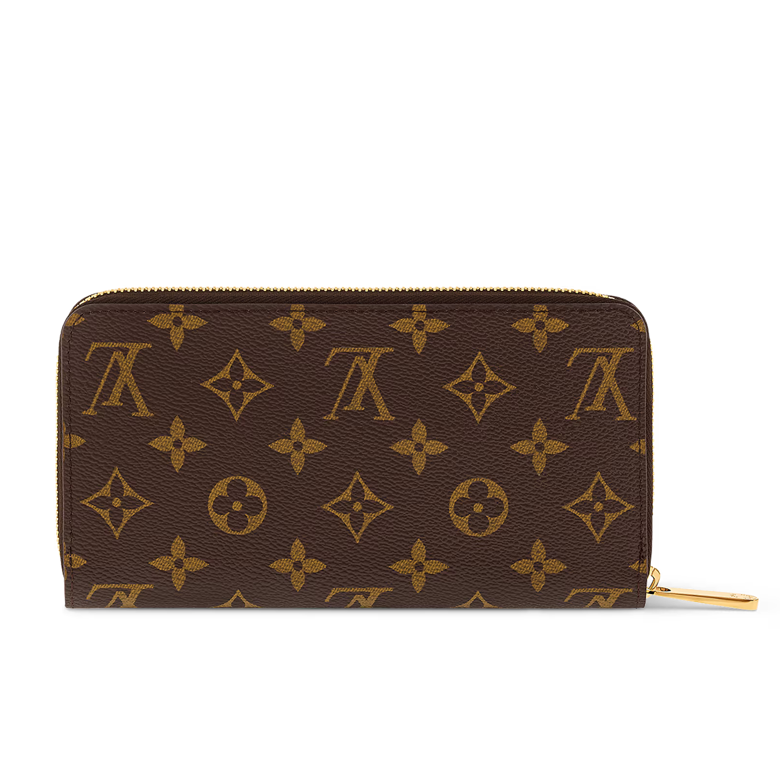 Louis Vuitton Monogram Canvas Zippy Wallet - Brown