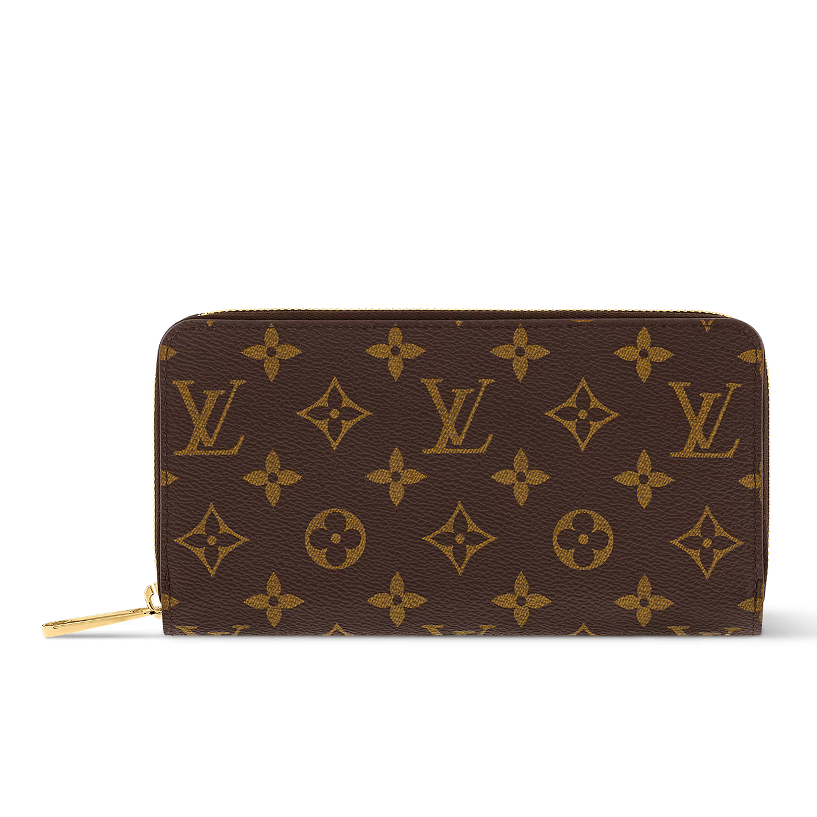 Louis Vuitton Monogram Canvas Zippy Wallet - Brown