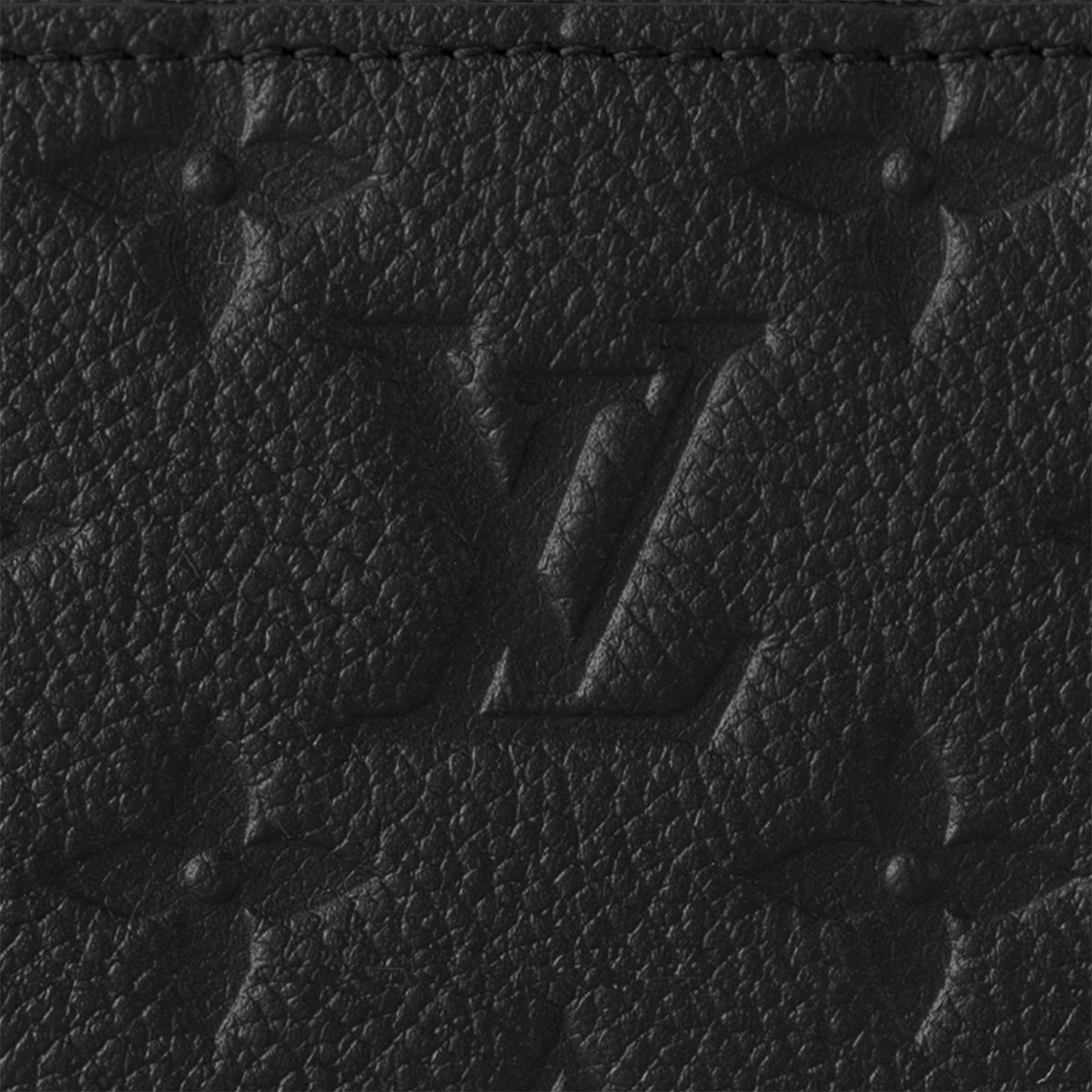 Louis Vuitton  Monogram Empreinte Zippy Wallet - Black