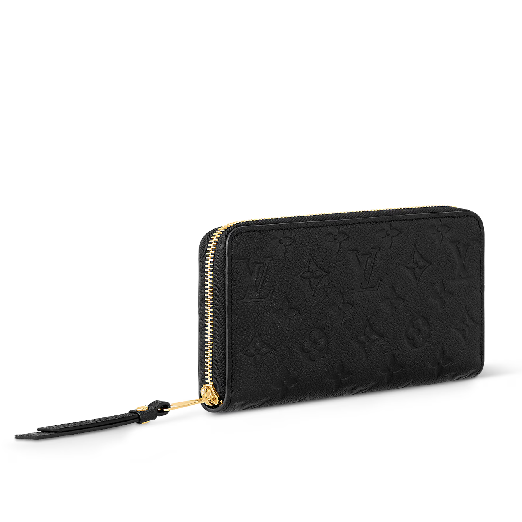 Louis Vuitton  Monogram Empreinte Zippy Wallet - Black