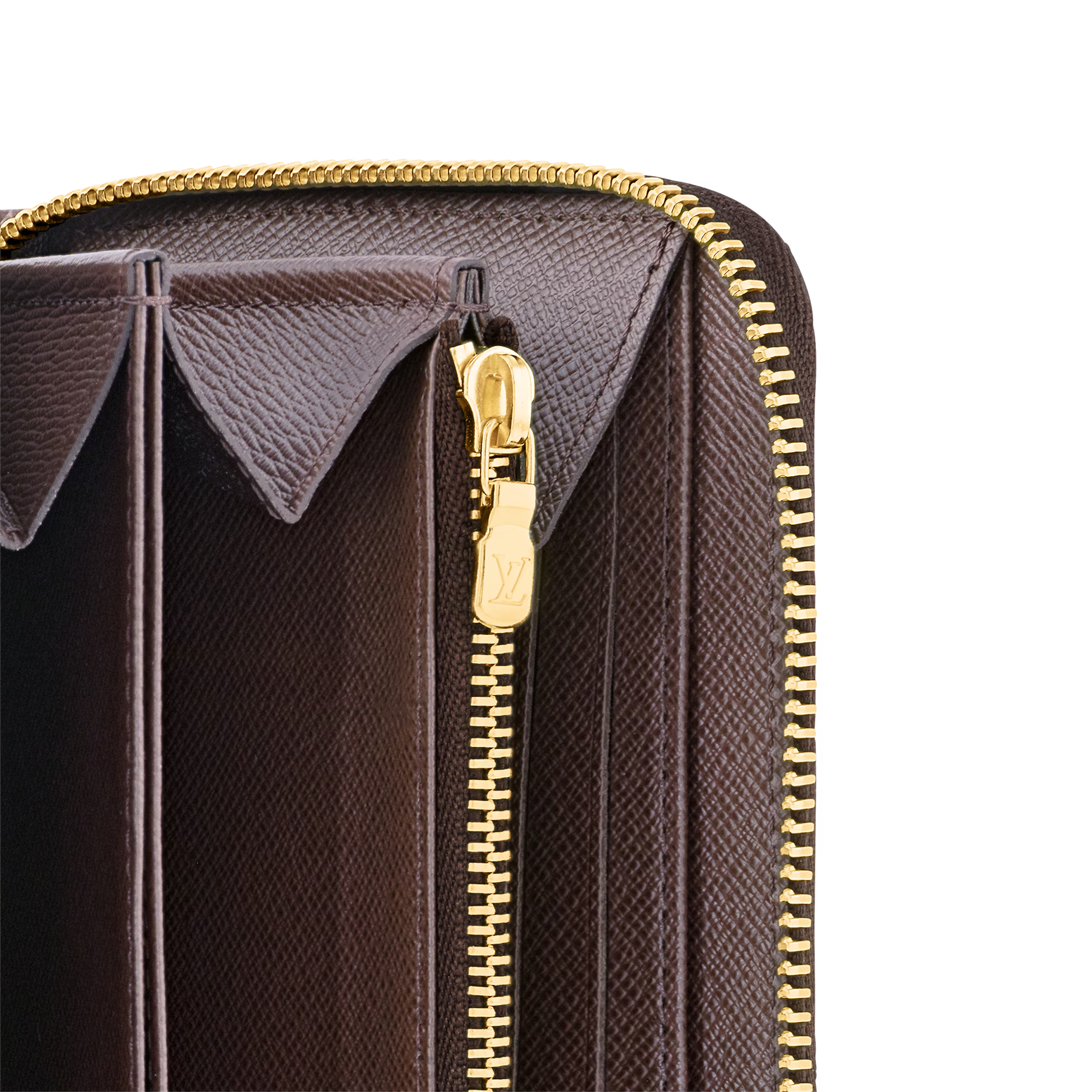 Louis Vuitton Damier Ebene Zippy Wallet - Brown