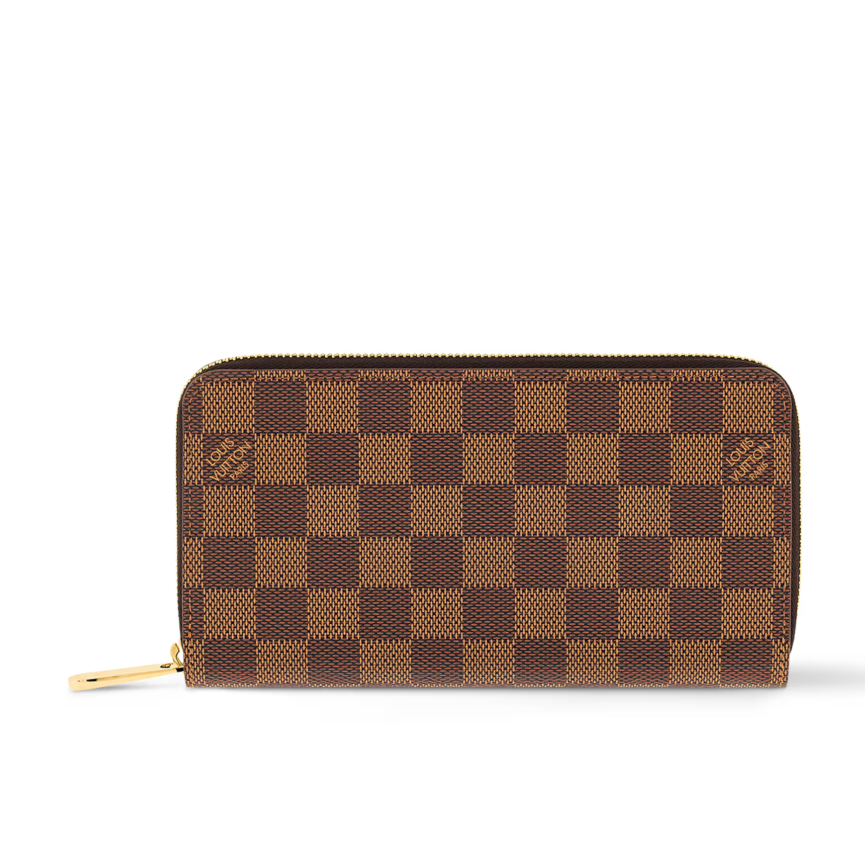 Louis Vuitton Damier Ebene Zippy Wallet - Brown