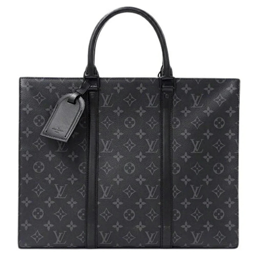 Louis Vuitton Monogram Eclipse Weekend Tote Bag - Black