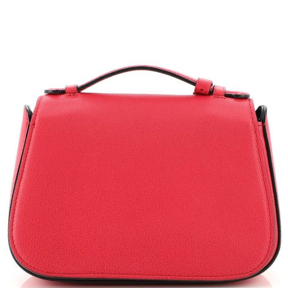Louis Vuitton Grained Calfskin Vivienne Handbag - Red