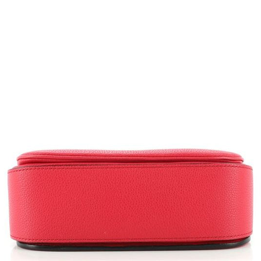 Louis Vuitton Grained Calfskin Vivienne Handbag  - Red