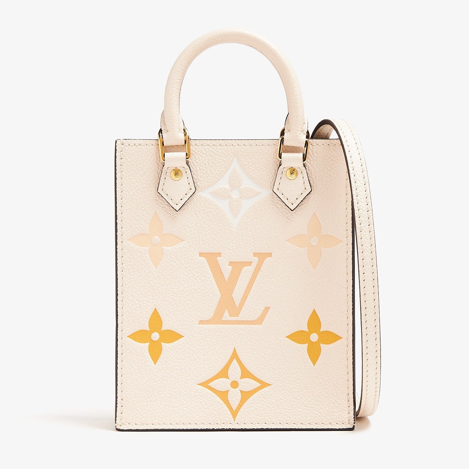 Louis Vuitton Petit Sac Plat Shoulder Bag - White