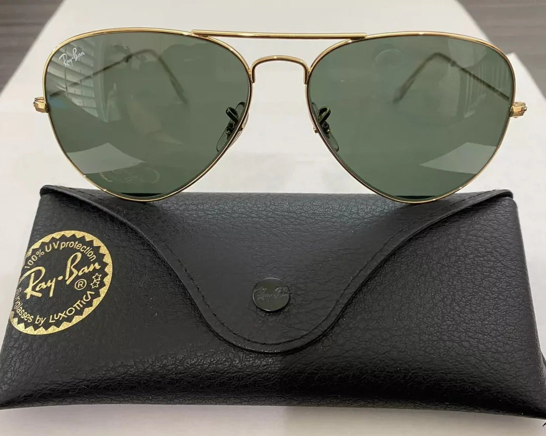Ray Ban Aviator Classic RB3025 L0205 Gold Frame Sunglasses