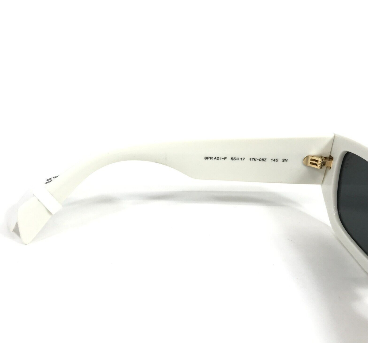 Prada PR26Z 17K-08Z White Oval Sunglasses
