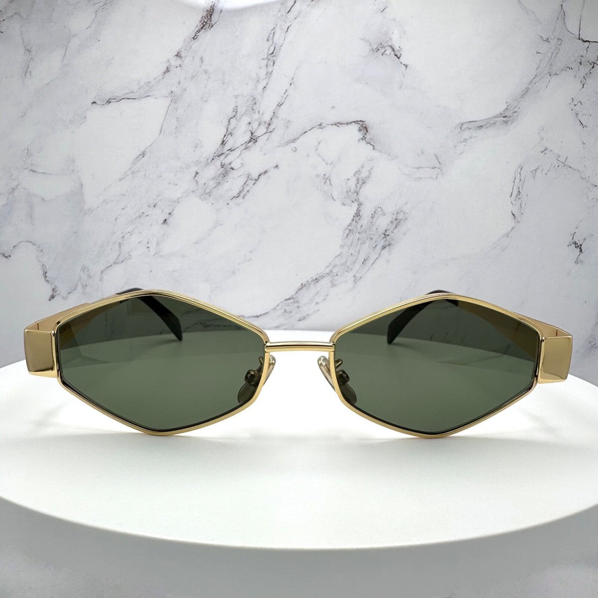 Celine CL40254 30N Triomphe Metal Gold Sunglasses