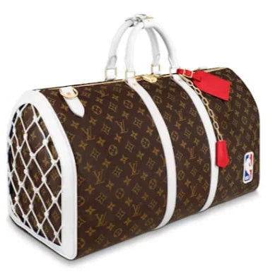 Louis Vuitton x NBA Monogram Keepall Bandoulière 55 Duffle Bag - Brown