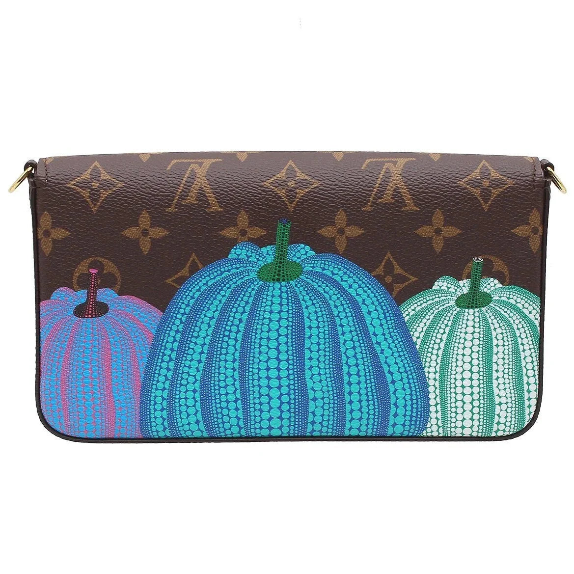 Louis Vuitton x Yayoi Kusama Pochette Accessoires Shoulder Bag - Brown