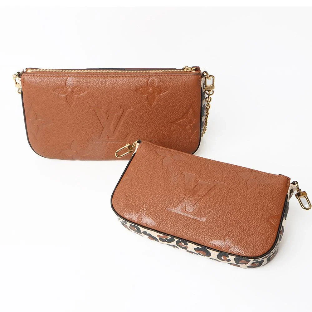 Louis Vuitton Wild At Heart Multi Pochette Accessoires Crossbody Bag - Caramel Brown